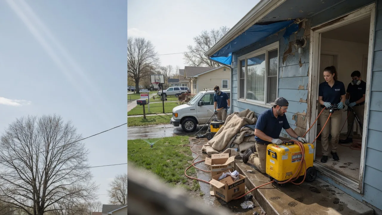 Basement Flood Cleanup in Mulhall, OK near me